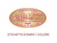 Etichette adesive per erboristerie, cosmetica, cosmesi (mm 45X25)  (cod.15M )